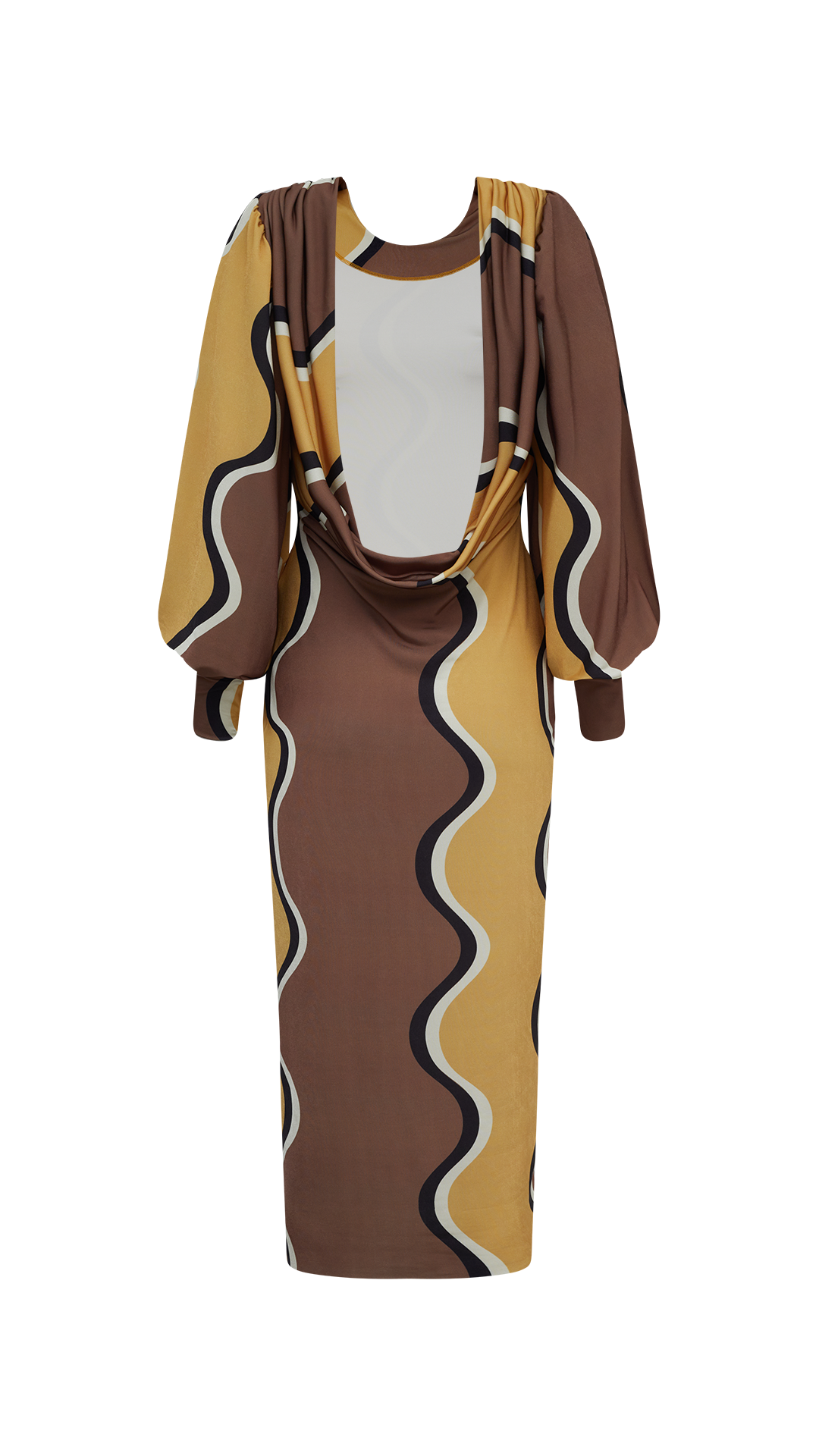VESTIDO BLISS ONDAS ESTAMPADO