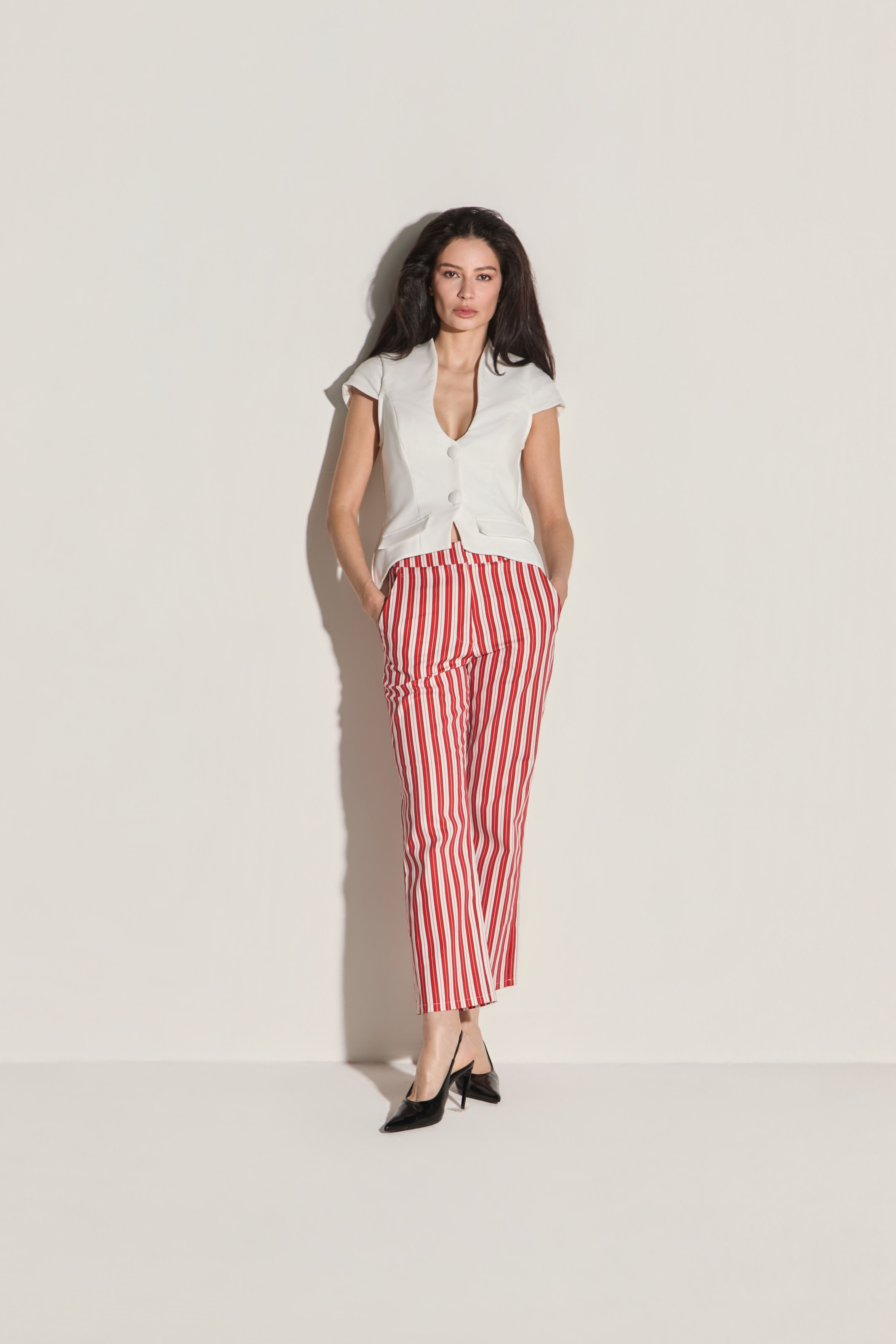 Marinho/Off-White/Vermelho