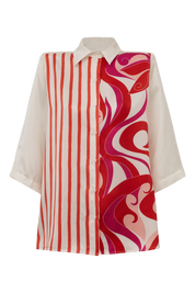 Camisa Floyd Seda Estampada