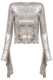 Blusa Zeppelin Paete Prata