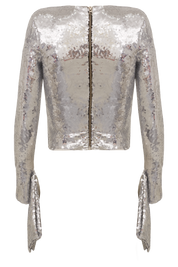 Blusa Zeppelin Paete Prata